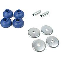 MK9735 Strut Rod Bushing - Blue, Thermoplastic, Direct Fit, 2-arm set