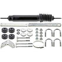 Steering Stabilizer, Rear Wheel Drive; With Bracket - Front