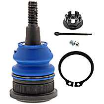 Front, Driver or Passenger Side, Upper Ball Joint, Replaces only for OEM stamped steel control arms; Superior OE Replacement, Supreme Series