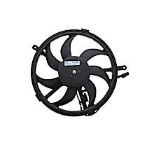 Radiator Fan 4 Cyl 1.6L, With Housing; Located between radiator and Engine., Single fan - 