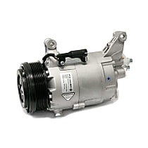 64-52-6-918-122 A/C Compressor, With Clutch, 6-Groove Pulley