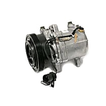 64-52-8-390-228 A/C Compressor, With Clutch, 4-Groove Pulley