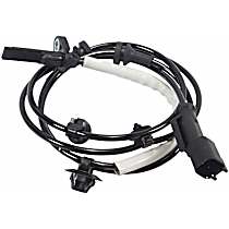 Front, Driver or Passenger Side ABS Speed Sensor, With Non-Painted Calipers