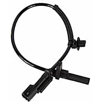 Front, Driver or Passenger Side ABS Speed Sensor, With Single Wheel