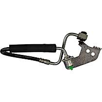 BRHF129 Front, Driver Side Motorcraft OE Replacement Brake Line, Metal and Rubber