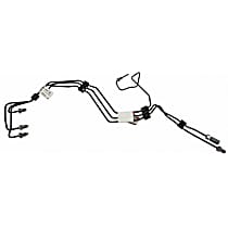 Front, Driver Side Brake Line, Automatic CVT Transaxle, From ABS Module to Rear Bundle