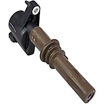 Ignition Coil, With Brown Coil Boots, Sold Individually, 8 Cyl 4.6L, Motorcraft OE Replacement