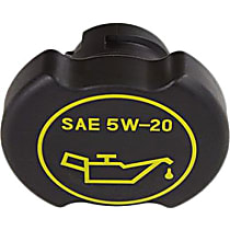 Motorcraft OE Replacement Oil Filler Cap - Black, Plastic, Direct Fit, Sold individually