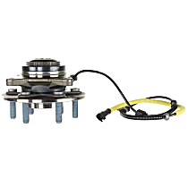 Front, Driver or Passenger Side Wheel Hub, 4WD, 6 Lugs