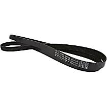 Serpentine Belt, 6 Cyl 4.0L, Alternator and Power Steering, Without AC - 