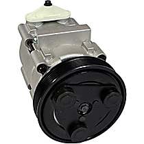 A/C Compressor, With Clutch, 4 Cyl 2.3L, Motorcraft OE Replacement - 