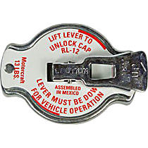RL12 Motorcraft OE Replacement Radiator Cap - Polished, Steel, Sold individually