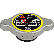 RS345 Motorcraft OE Replacement Radiator Cap - Gray, Steel, Sold individually