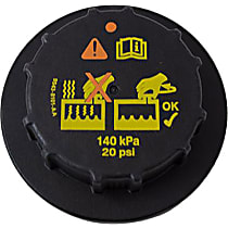 RS529 Motorcraft OE Replacement Radiator Cap - Black, Steel, Sold individually