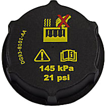 RS531 Motorcraft OE Replacement Radiator Cap - Black, Plastic, Sold individually