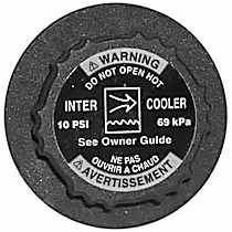 RS533 Radiator Cap - Black, Sold individually