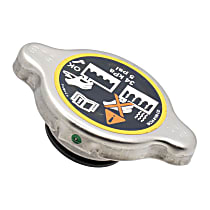 RS-534 OE Replacement Series Radiator Cap - Round, 5 psi, Natural, Metal, Sold individually