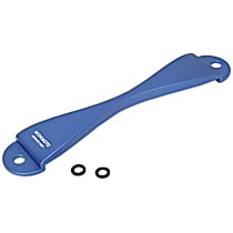 MMTD-SUB-BL Battery Hold Down - Blue, Aluminum, Universal, Sold individually