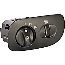Headlight Switch, Under 8500 GVW: Without Fog Lamps, With Conventional Headlamps, PANEL DIM, Motorcraft OE Replacement - 