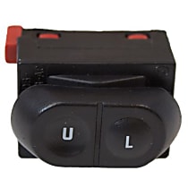 SW7061 Front, Driver Side Door Lock Switch Black