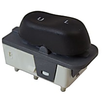 SW7099 Front or Rear, Driver Side Door Lock Switch Black