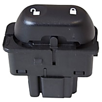 SW7139 Front, Passenger Side Door Lock Switch Black
