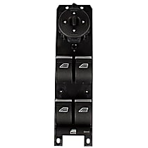 Front, Driver Side Window Switch, Black, Motorcraft OE Replacement