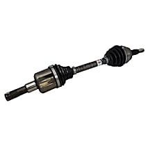 Front, Driver Side Axle Assembly, New, 4.0L 6Cyl