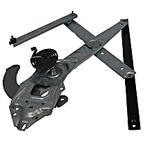 WLR12 Front, Driver Side Power Window Regulator, Without Motor