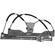 WLR197 Front, Passenger Side Manual Window Regulator, With Motor