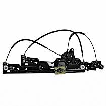 Front, Passenger Side Power Window Regulator, Without Motor, Without motor, OE Replacement Series