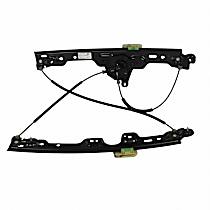 Front, Driver Side Power Window Regulator, With Motor, Without motor, OE Replacement Series