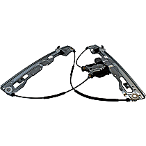 WLRA152 Front, Driver Side Power Window Regulator, With Motor