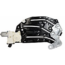 WLRA188 Rear, Passenger Side Power Window Regulator, With Motor