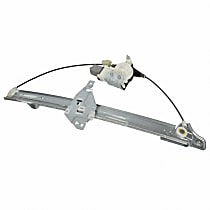 WLRA301 Rear, Driver Side OE Replacement Series Power Window Regulator, With Motor