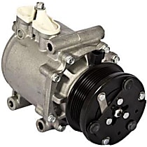 A/C Compressor Sold individually With Clutch, 6-Groove Pulley