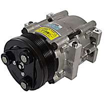 A/C Compressor, With Clutch, 4 Cyl 2.0L, Motorcraft A/C Compressor - 