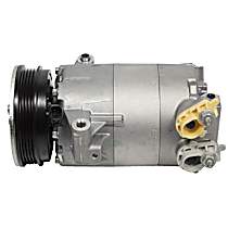 A/C Compressor, With Clutch, 4 Cyl 2.5L, Motorcraft A/C Compressor - 
