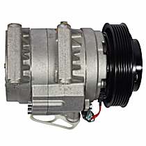 A/C Compressor, With Clutch, 4 Cyl 2.5L - Front