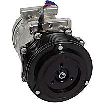 A/C Compressor, Cat 3126-E, With Clutch, Motorcraft A/C Compressor - 
