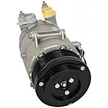 A/C Compressor, With Clutch, 5 Cyl 3.2L - 