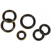 A/C O-Ring and Gasket Seal Kit, Attaches to Evaporator - 