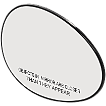 Passenger Side Mirror Glass, Heated, Without Blind Spot Feature, Without Turn Signal Light