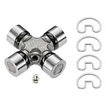U Joint, 4WD, Four Wheel Drive, with Lube Fitting in Body - Front Driveshaft At Front Axle