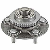 Rear, Driver or Passenger Side Wheel Hub, 5 Lugs, With Bearing, Problem Solver Series