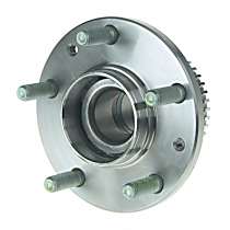 512271 Rear, Driver or Passenger Side Wheel Hub, 5 Lugs, With Bearing,, Problem Solver Series