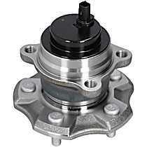 512364 Rear, Driver or Passenger Side Wheel Hub, 5 Lugs, With Bearing,, Problem Solver Series