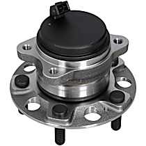 Rear, Driver or Passenger Side Wheel Hub, 5 Lugs, With Bearing, Problem Solver Series