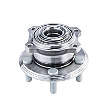 Rear Wheel Hub, 5 Lugs, With Bearing, Problem Solver Series - Rear