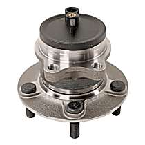 Rear, Driver or Passenger Side Wheel Hub, Front Wheel Drive, FWD, 5 Lugs, With Bearing, Problem Solver Series